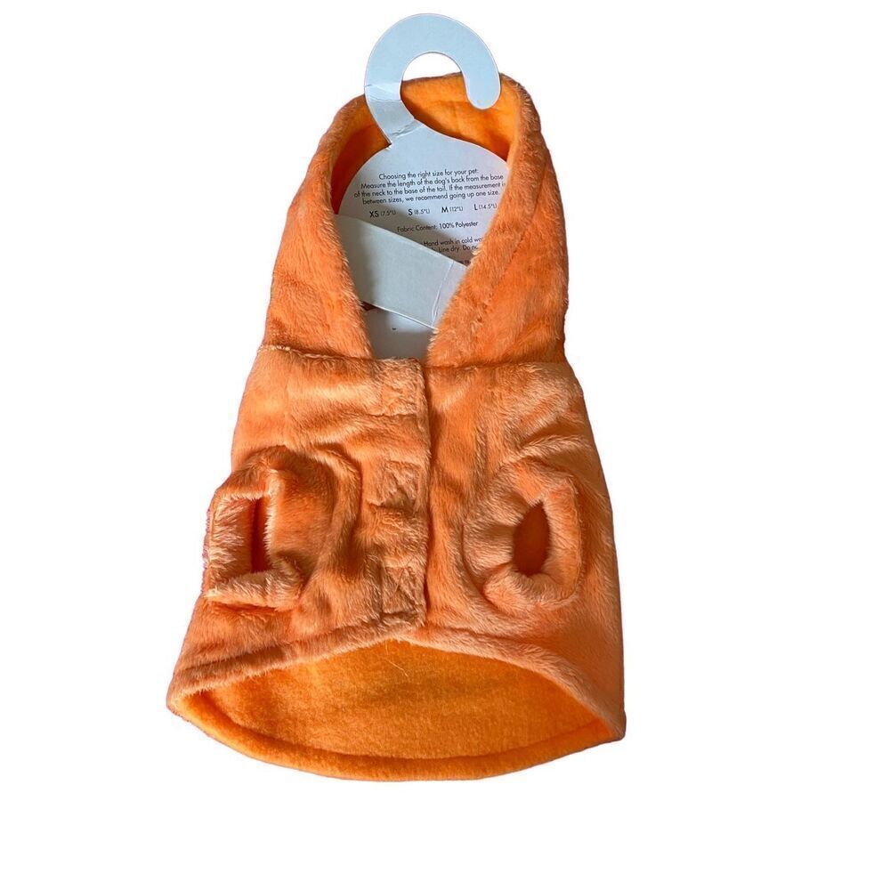 Claires dog pumpkin Halloween costume/coat size extra small - Picture 4 of 5